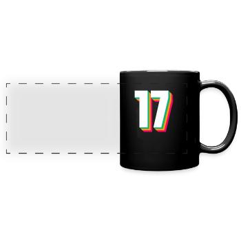 17 - Full Colour Panoramic Mug - black - Front