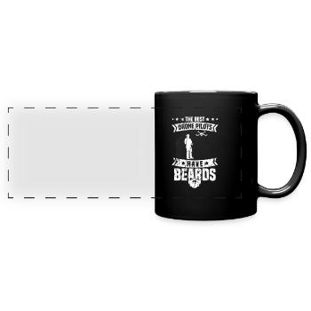 Drone Drone Pilot Quadcopter - Full Colour Panoramic Mug - black - Front