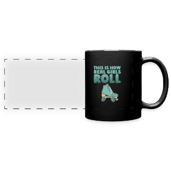 Rollschuhe Laufen Roller Skates - Panorama-Tasse farbig - Schwarz - Vorne