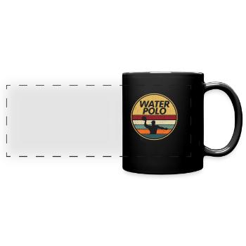 Water polo - Full Colour Panoramic Mug - black - Front
