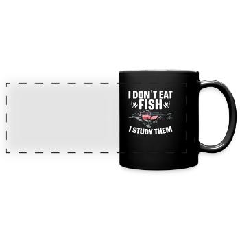 Marine biology - Full Colour Panoramic Mug - black - Front