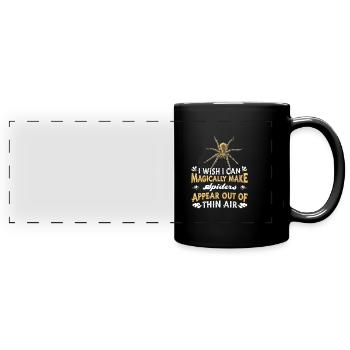 Spider Pet - Full Colour Panoramic Mug - black - Front
