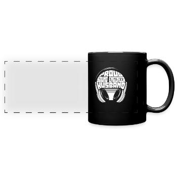 Ingénieur du son Tontechniker - Mug panoramique uni - noir - Devant