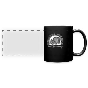 Porcupine - Full Colour Panoramic Mug - black - Front