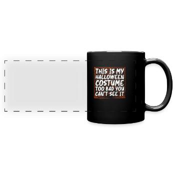Halloween - Mug panoramique uni - noir - Devant
