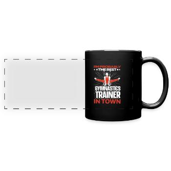 Rsg Gymnastics Sports Gymnastics Funny - Full Colour Panoramic Mug - black - Front