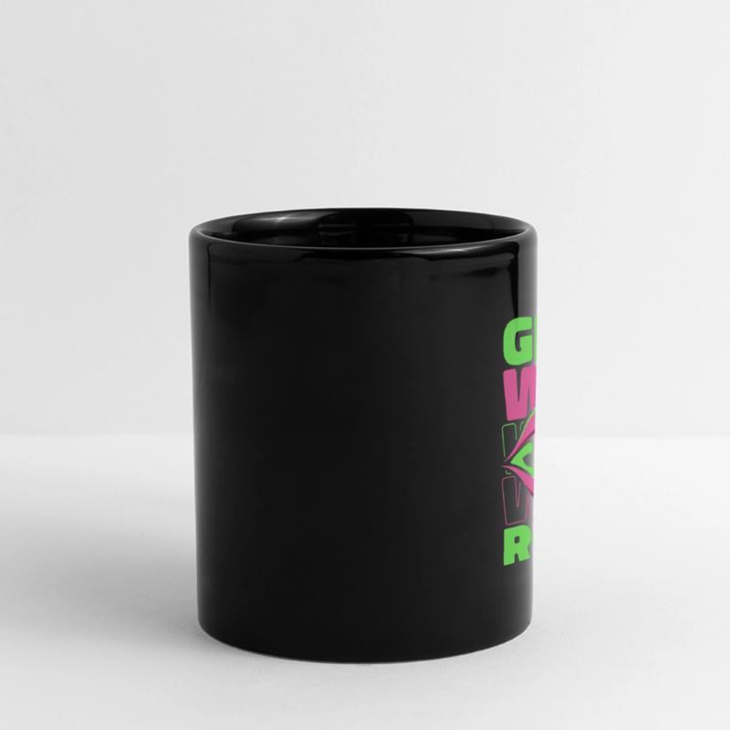 Developer Coder Programmer Girl Full Colour Panoramic Mug