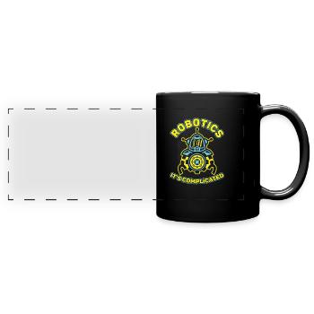 Robotique Ai Robot Drôle - Mug panoramique uni - noir - Devant