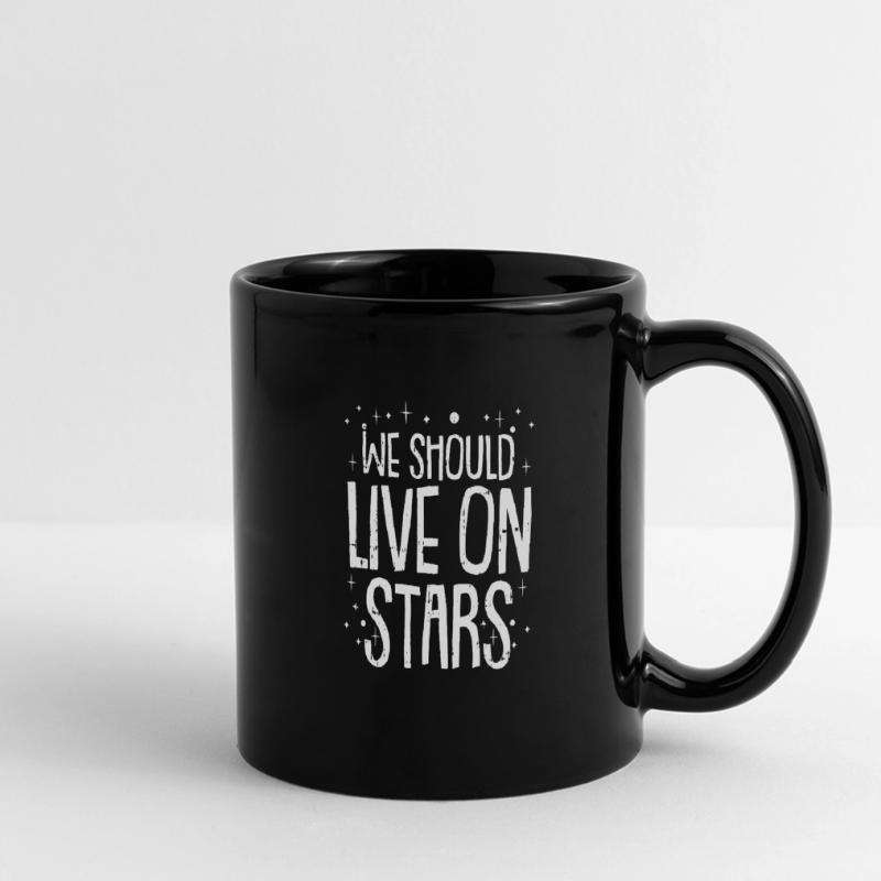 Colonisation spatiale de l’espace Mug panoramique uni