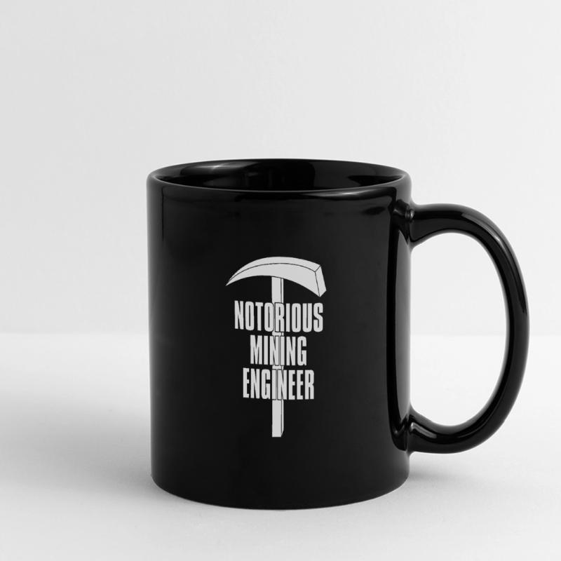 Engineer Pickaxe Mining Engineer Full Colour Panoramic Mug