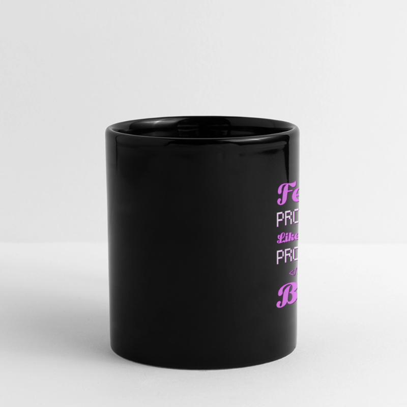 Developer Coder Programmer Female Full Colour Panoramic Mug