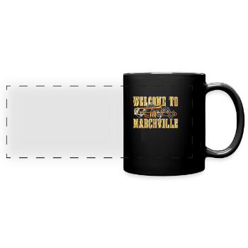 Fanfahrzug Spielmannszug Lustig - Full Colour Panoramic Mug - black - Front