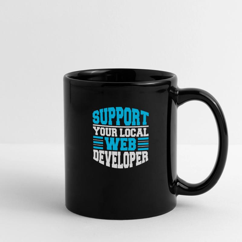 Web Developer Web Developer Support Full Colour Panoramic Mug