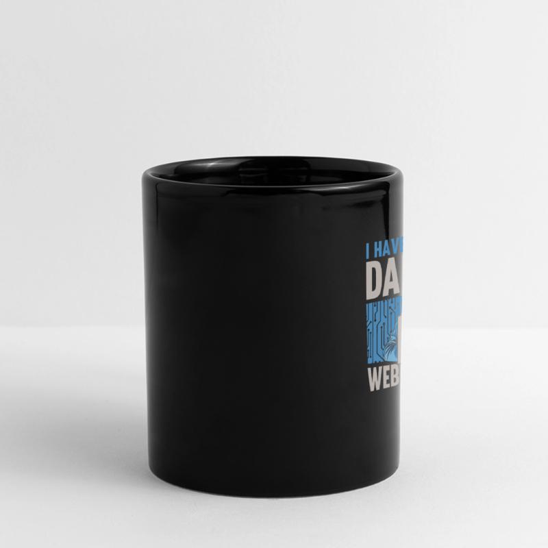 Web Developer Web Developer Father Full Colour Panoramic Mug