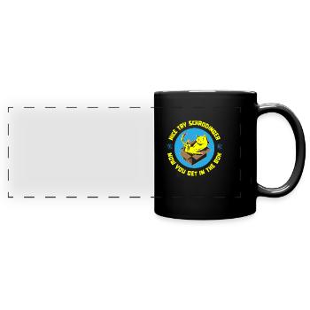 Physics Physicists Quantum Physics - Full Colour Panoramic Mug - black - Front