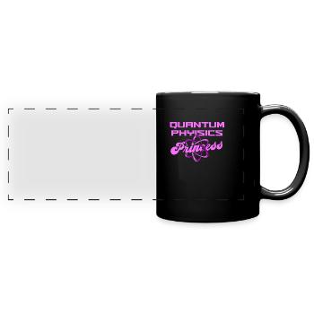 Physics Physicists Quantum Physics - Full Colour Panoramic Mug - black - Front