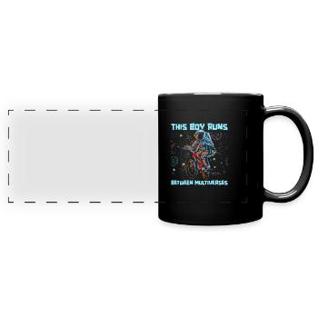 Physics Physicists Quantum Physics - Full Colour Panoramic Mug - black - Front