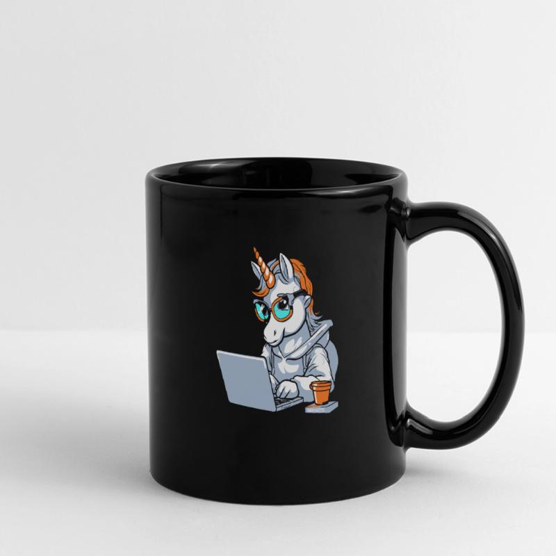 Developer, Coder, Programmer, Coffee Full Colour Panoramic Mug
