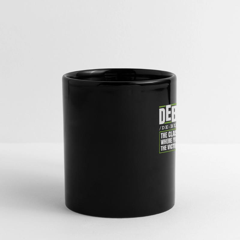 Developer, Coder, Programmer, Debugging Full Colour Panoramic Mug