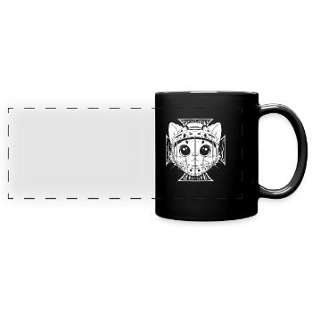 Masque de hockey sur glace Gardien de but Cats - Mug panoramique uni - noir - Devant