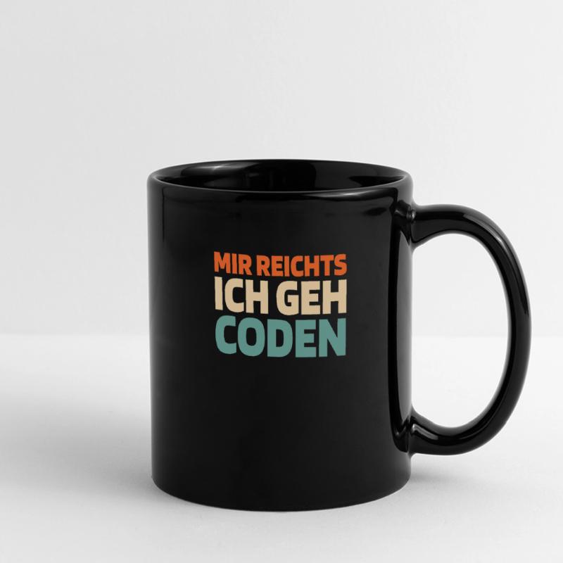 Entwickler Coder Programmierer Panorama-Tasse farbig