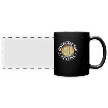Elevator Elevator - Full Colour Panoramic Mug - black - Front