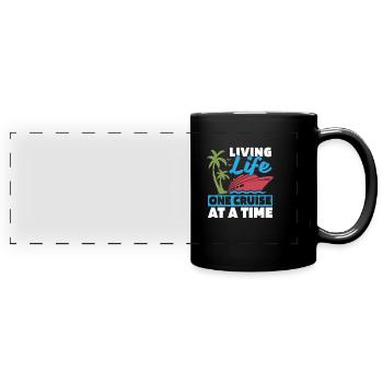 Cruise - Full Colour Panoramic Mug - black - Front