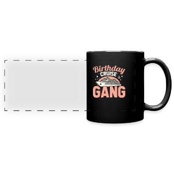 Cruise - Full Colour Panoramic Mug - black - Front