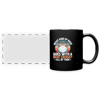 Cruise - Full Colour Panoramic Mug - black - Front