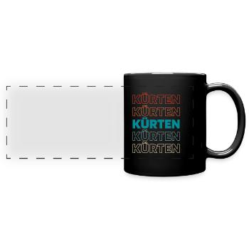 German city of Kürten, North Rhine-Westphalia - Full Colour Panoramic Mug - black - Front