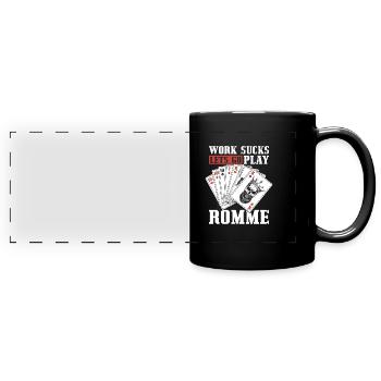 Rami - Mug panoramique uni - noir - Devant