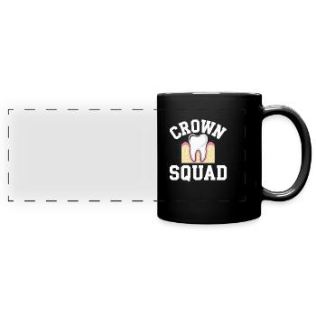 Dental technician cadre - Full Colour Panoramic Mug - black - Front