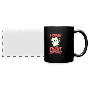 Dessinateur - Mug panoramique uni - noir - Devant