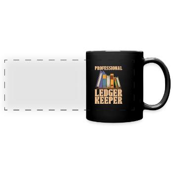 Accountant - Full Colour Panoramic Mug - black - Front