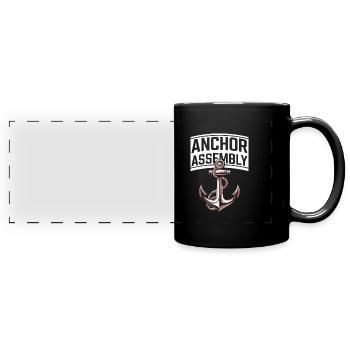 Moderator Team - Full Colour Panoramic Mug - black - Front