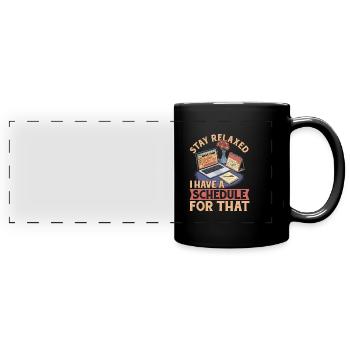 Event planner - Full Colour Panoramic Mug - black - Front