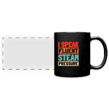 Boiler operators - Full Colour Panoramic Mug - black - Front