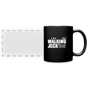 Carnaval, Fashin, La marche Jeck, Fête - Mug panoramique uni - noir - Devant