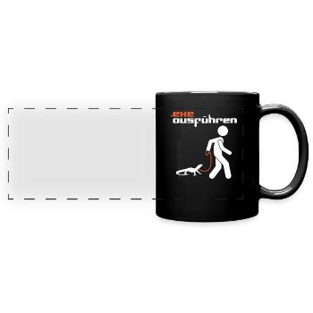.exe ausführen - Computer Humor - Anwendung Datei - Panorama-Tasse farbig - Schwarz - Vorne