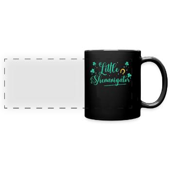 Little Schenanigator Irlandais Irlandais Irlande Gaélique - Mug panoramique uni - noir - Devant