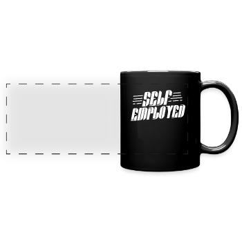 Self-employed freelancer freelancer - Full Colour Panoramic Mug - black - Front