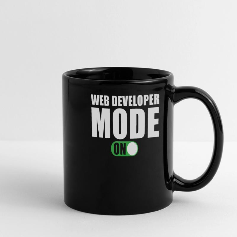 Web Developer Mode On Full Colour Panoramic Mug