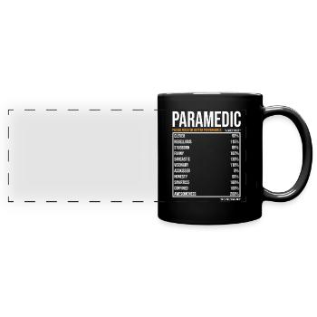 Ambulanciers paramédicaux quotidiens Ambulanciers paramédicaux - Mug panoramique uni - noir - Devant
