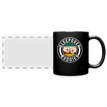 Overnight guests Sweet overnight stay Overnight stay - Full Colour Panoramic Mug - black - Front