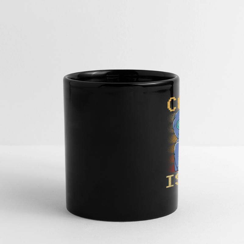 Coding Ist Leben Coder Code Programmierer Panorama-Tasse farbig