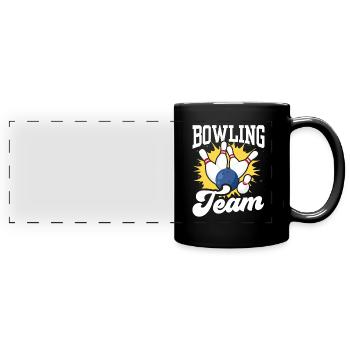 Bowling Team Bowler Hobby Mannschaft - Mug panoramique uni - noir - Devant