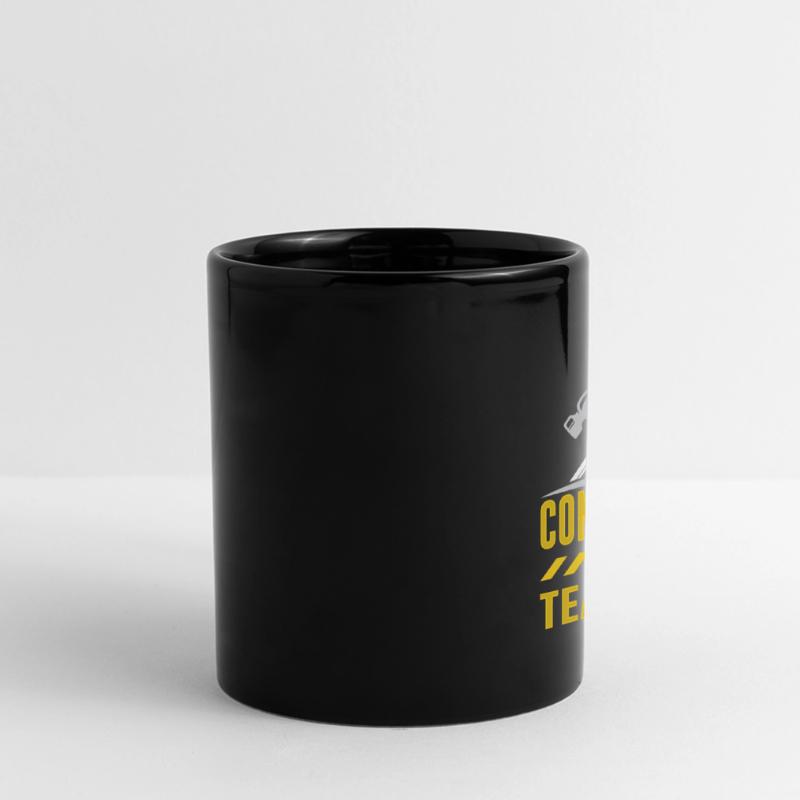 Construction work is teamwork Teamwork Construction site construction Full Colour Panoramic Mug