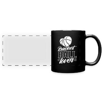Basketball Lover Basketball Player Team - Full Colour Panoramic Mug - black - Front
