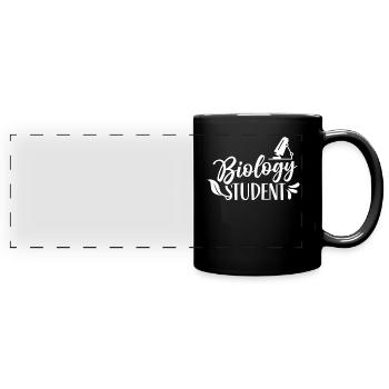 Biology Student Biology Student Profession Biologist - Full Colour Panoramic Mug - black - Front
