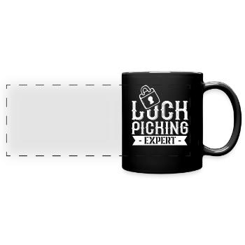 Lockpicking Expert Lock Picking Lock Cracking - Mug panoramique uni - noir - Devant